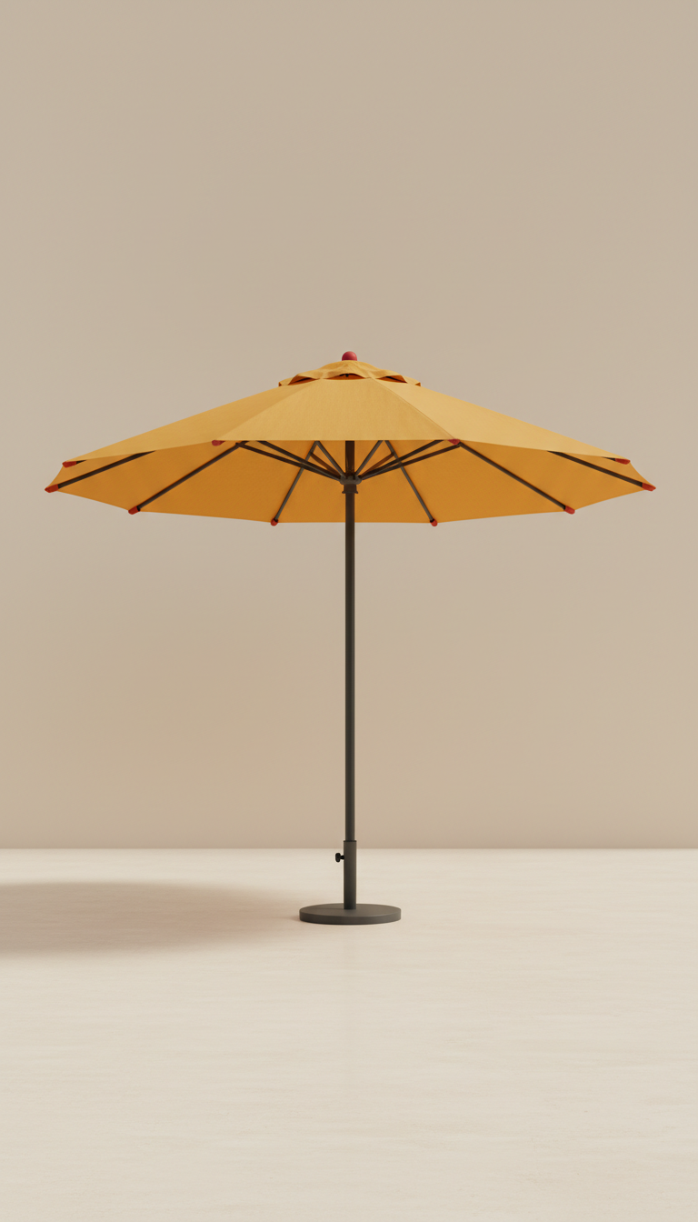 Marigold Accent UV-Resistant Canopy Umbrella